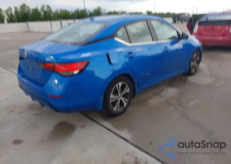 2020 Nissan Sentra Sv Xtronic Cvt z USA, uszkodzony, nr VIN 3N1AB8CV9LY309354